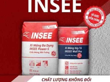 Xi măng đa dụng INSEE POWER-S Chắc Móng, Bền Tường, Thách Thức Phèn - Mặn